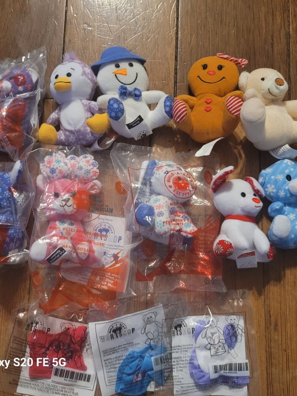 Set of 10 Build A Bear for McDonald's Toys set7